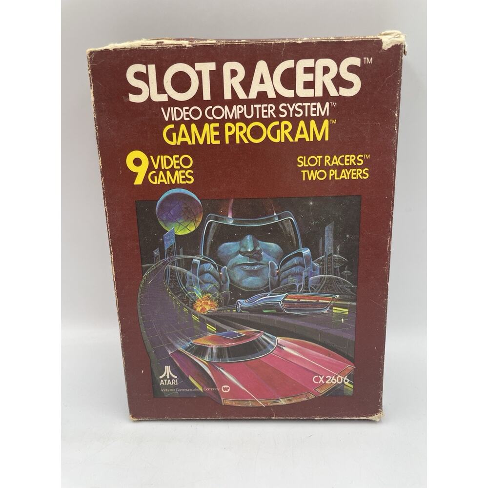 Slot Racers Atari 2600 1978 - CIB - Tested - Picture 10 of 10